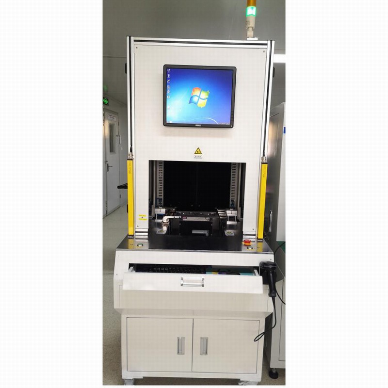 Vision automatic test system for vehicle screen components